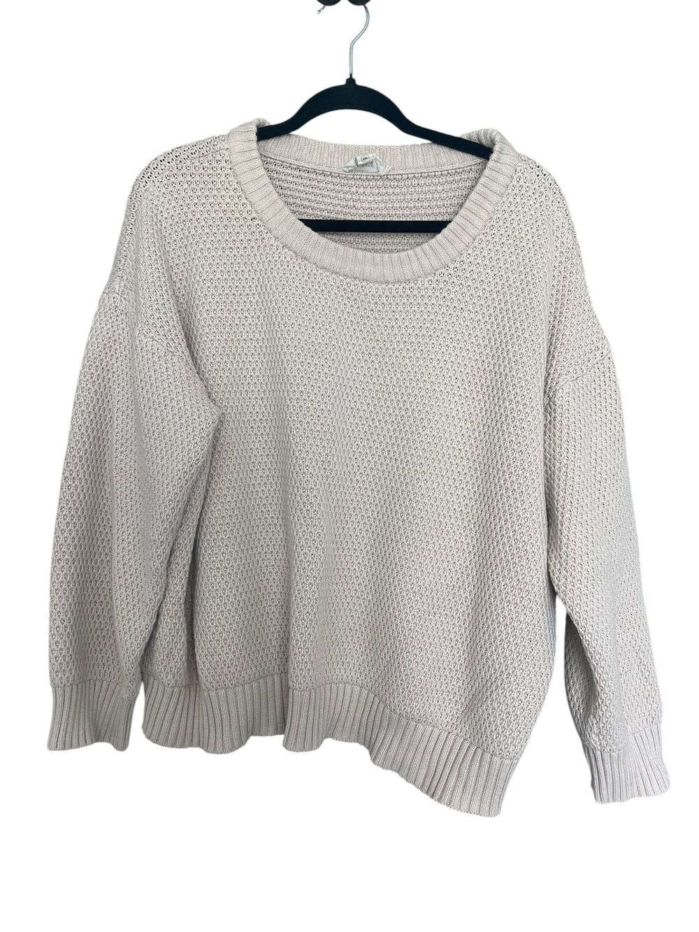 Pact Cream Crewneck Sweater
